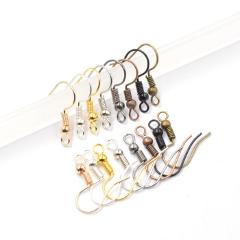 100pcs/lot 8 color Earring Findings Earrings Clasps Hooks Fittings DIY for DIY Jewelry Making Supplies Accessories