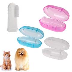 Soft Finger Brush Pet Toothbrush Plush Dog Plus Bad Breath Dental Care Tartar Dog Cat Cleaning Pet Supplies Dog Toothbrush