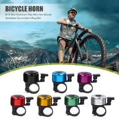 Mini Horn Bicycle Handlebar Mountain Bike Aluminum Alloy Sound Alarm Ring Bell Biking Portable Dustproof Cycling Parts