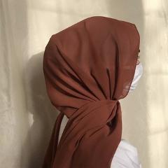 72*175cm Muslim Chiffon Hijab Shawls Scarf Women Solid Color Head Wraps Women Hijabs Scarves Ladies Foulard Femme muslim veil