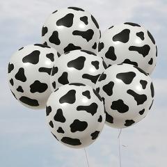 10pcs Black White Animal Cow Latex Balloons Cow Helium Balls Birthday Party Decoration Farm Animals Balloons Theme Air Globos