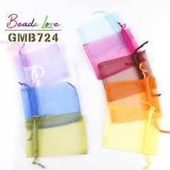 50pcs/lot 5x7cm 7x9cm 9x12cm 10x15cm Drawstring Organza Bags Jewelry Packaging Bags Candy Wedding Bags Wholesale Gifts Pouches