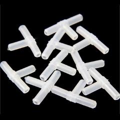 10PCS / 20PCS Plastic Tee's / "T" 3-Way Aquarium Air Pump Line Tubing Joints Connectors Pet Tools White