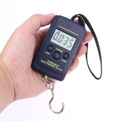 40kg x 10g Mini Digital Scale for Fishing Luggage Travel Weighting Steelyard Hanging Electronic Hook Scale