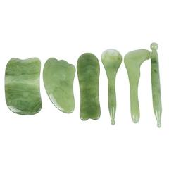 1PCS Natural Jade Stone Guasha Massage Tool SPA Therapy GuaSha Massager GuaSha Tools For Body Health Care