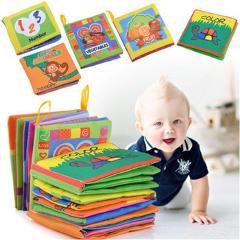 Baby Cloth Books Puzzle Tooth Tape For Children Early Education Stuffed Games Book