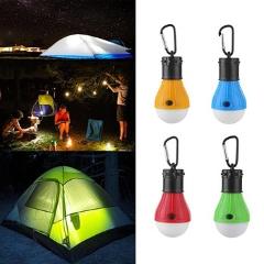 Portable Lantern Tent Light Outdoor Emergency Hanging Hook Flashlight 3 Modes Carabiner Bulb Light 4 Colors Emergency Light