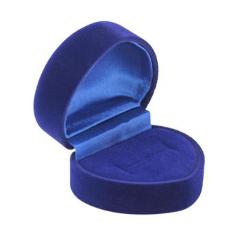 Blue Creative Love Heart Earrings Rings Storage Box Holder Jewery Display Foldable Cases Rings Gift Boxes Valentine's Day Gifts