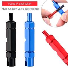 MTB Bicycle Wrench Valve Core Aluminum Alloy Air Tire Nozzle Disassembly Tools Axle Bicycle Bike Repair Tool Fit