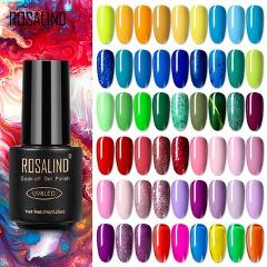 ROSALIND Nail Polish Vernis Hybrid Varnishes Nails Art All For Manicure Semi Permanent Polish UV LED Soff Off Nail Gel Polish