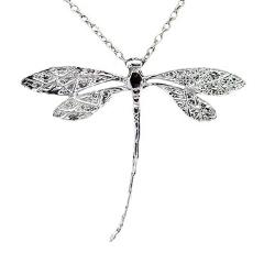Fashion Women Necklace Dragonfly Pendant Clavicle Chain Necklace Adjustable Jewelry Gift цепь на шею украшения женские