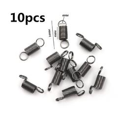 10pcs/lot Stainless Steel Stretch To 30MM Small Tension Spring With Hook For Tensile DIY Toys