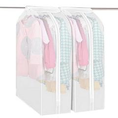 Dustproof Cloth Cover Bags Hanging Organizer Storage Waterproof Suit Coat Dust Cover Protector Wardrobe Storage Bag for Clothes