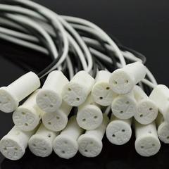 10pcs 20cm 12V 1A Socket Holder Connector G4 Ceramic Head LED Halogen Light Lamp Bulb Base