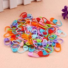 100Pcs Plastic Markers Needle Clips Knitting Crochet Locking Stitch Markers Holder Needle Clip Craft Sewing Accessories