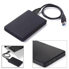 HDD Case Slim Portable 2.5 HDD Enclosure USB 2.0 External Hard Disk Case Sata to USB Hard Disk Drives HDD Case With USB Cable