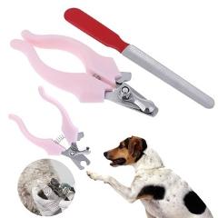 2Pcs/set Pet Animal Puppy Nail Clippers Claw Cutter Scissors for Dog Puppy Cats Nail Trimmers Nail File Pet Grooming Tool Supply