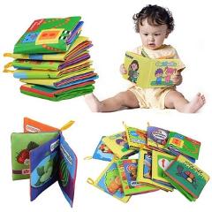 Baby Soft Cloth Books For Boys Girls Infant Newborn Early Educational Toys