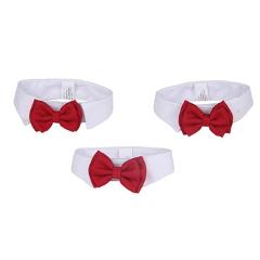 Hot White Red Dog Puppy Cat Bowknot Bow Tie Necktie Clothes For Small Dog