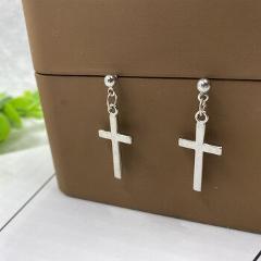 Fashion  Cross Pendant Cartilage Drop Dangle Earrings Punk Jewelry For Cool Women Girl Friendship Gifts