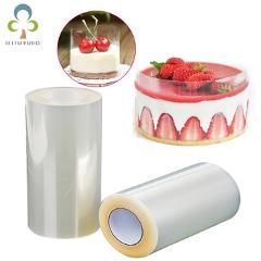 1 Roll Cake Surround Film Transparent Cake Collar Kitchen Acetate Cake Chocolate Candy For Baking Durable 8cm*10m/10cm*10m ZXH