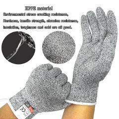 1 Pair HPPE Kitchen Gardening Hand Protective Gloves Butcher Meat Chopping Working Gloves Mittens