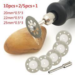 Abrasive Disc 10pcs/5pcs Dremel Diamond Grinding Wheel Saw Cutting For Dremel Rotary Tools Accessories with Mandrel