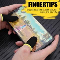 2/1pairs Game Controller Finger Cover Proof Non-Scratch Sensitive Touch Screen Gaming Finger Thumb Sleeve Gloves for PUBG game