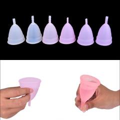 2Pcs/set Menstrual Cup Silicone Coppetta Menstrual Cup Mestruale Coupe Menstruelle Moon Period Cup Feminine Hygiene Product