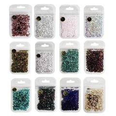 2.5 g DIY Glitter Drill Shiny Diamond Nail Sequin Sparkly Flakies Nail Art Decor Nail Jewelry nails jewelry accessoires new